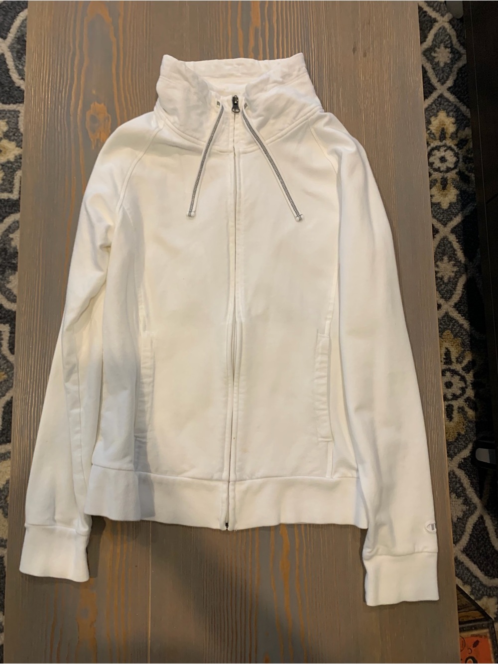 Vintage Women’s Champion White Zip Up